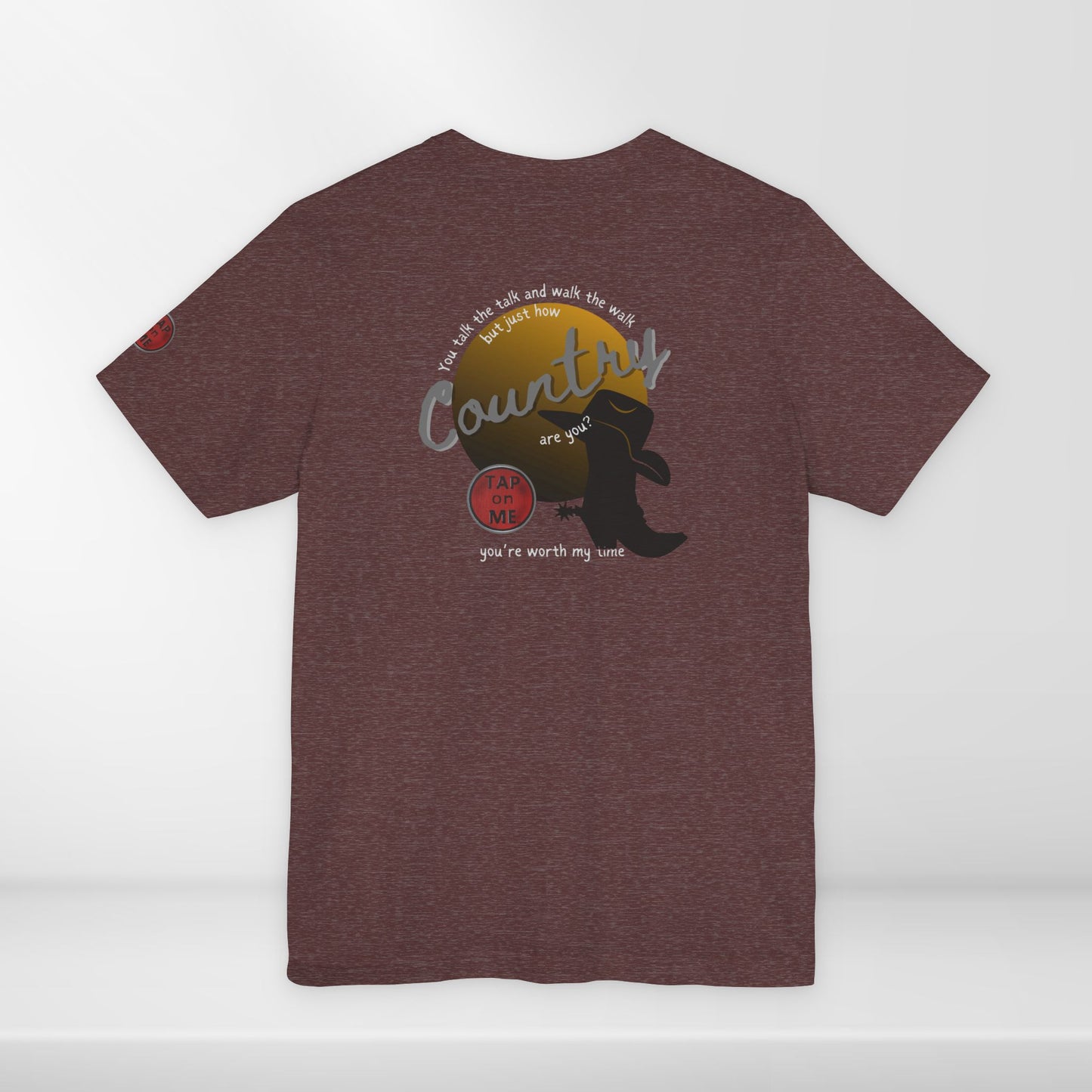 (c11851) But just how COUNTRY are you? short sleeve