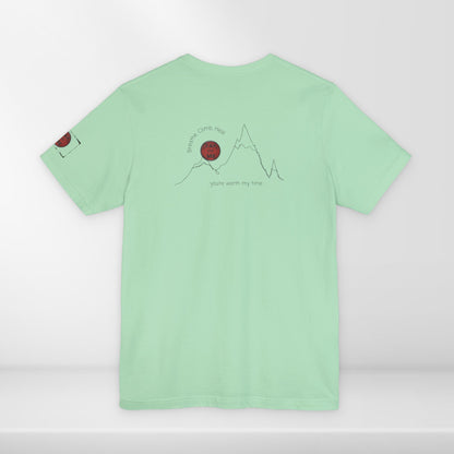 (d12055) Breathe. Climb. Heal. (mountains) short sleeve