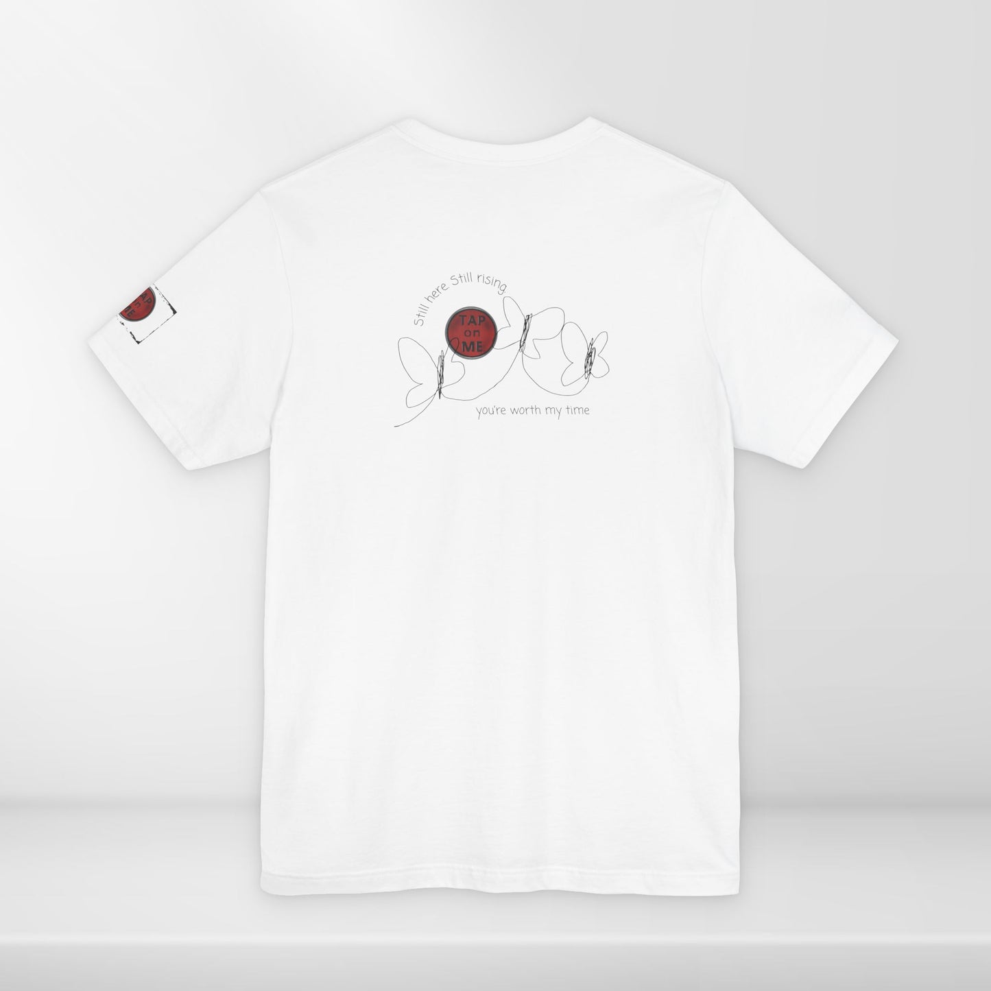 (d12057) Still here. Still rising. (butterflies) short sleeve