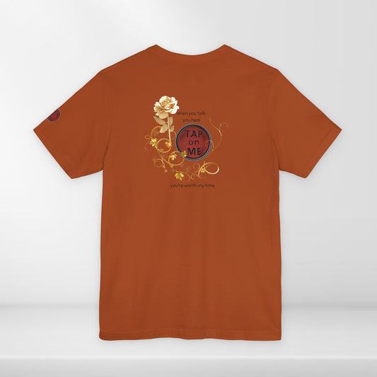 (a10208) When you talk, you heal (rose) short sleeve
