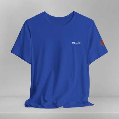 (e11335) You're worth my time (patriotic butterfly) short sleeve