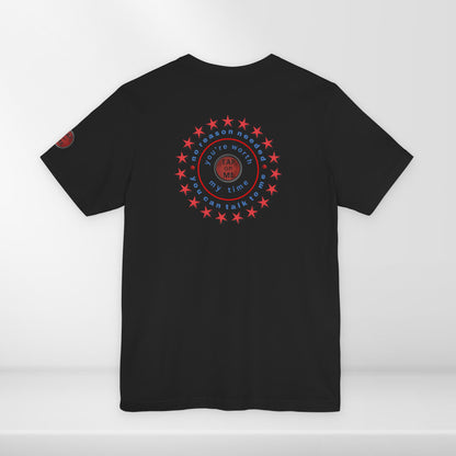 (e11234) No reason needed (patriotic wheel) short sleeve