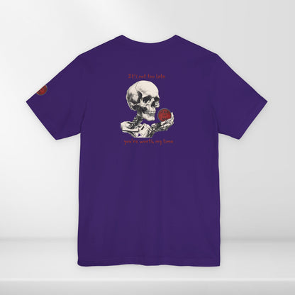 (e11439) It's not too late (skeleton) short sleeve