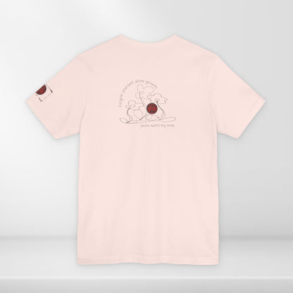 (d12058) Forgive yourself, allow growth (flowers) short sleeve
