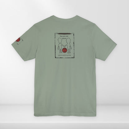 (d10621) You are not alone (outline) short sleeve