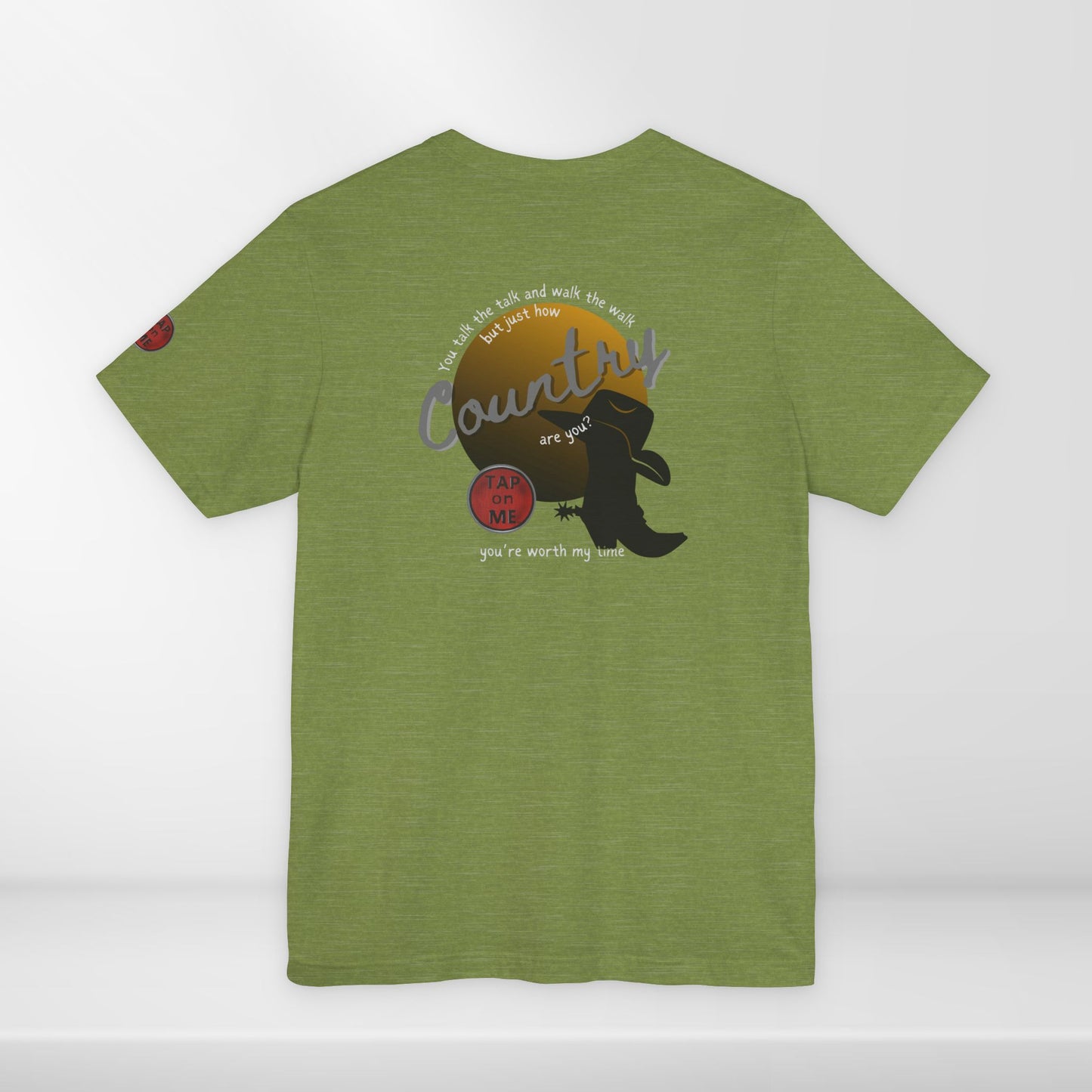 (c11851) But just how COUNTRY are you? short sleeve