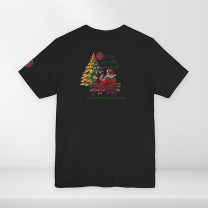 (e12563) When you talk, you heal (Christmas Santa) short sleeve