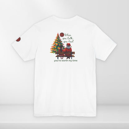 (e12563) When you talk, you heal (Christmas Santa) short sleeve