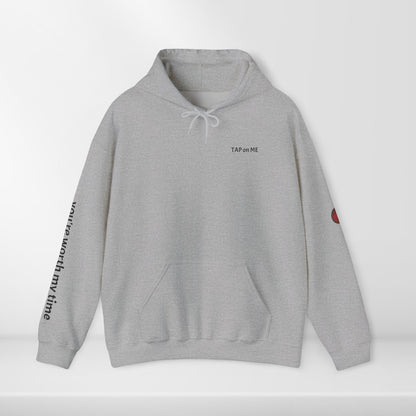 (b30404) No reason needed (wheel) heavy hoodie