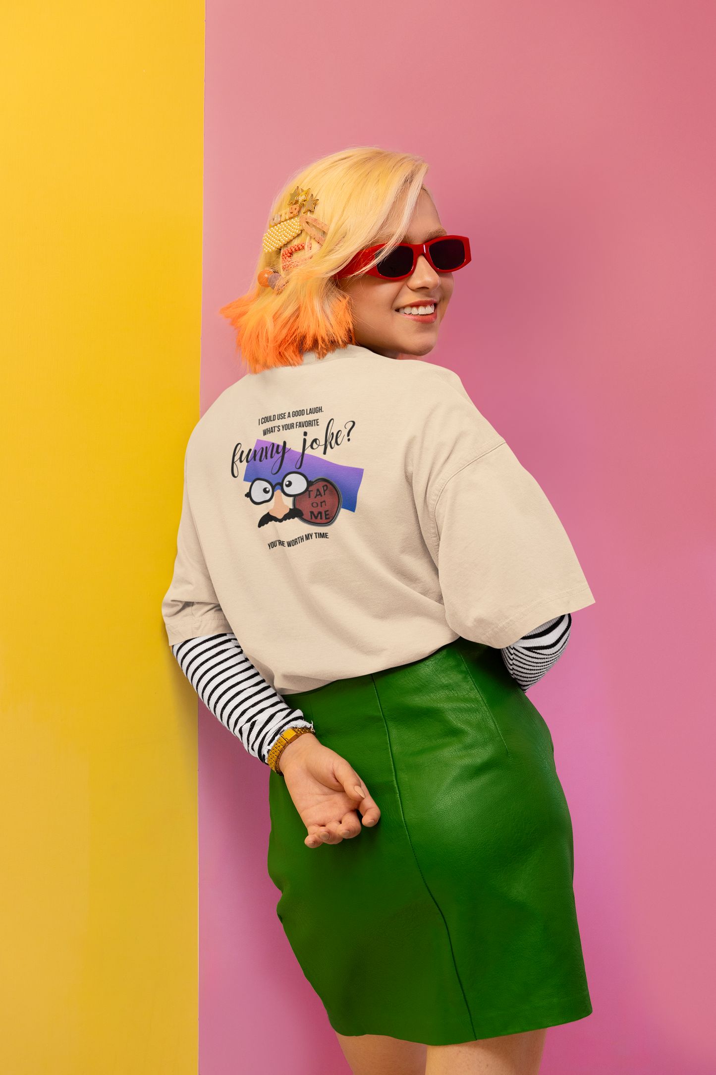(c10517) What's your favorite FUNNY JOKE? short sleeve