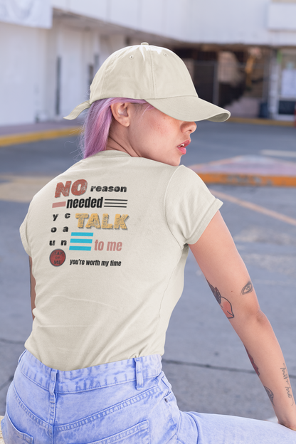 (a11749) No reason needed (stack) short sleeve