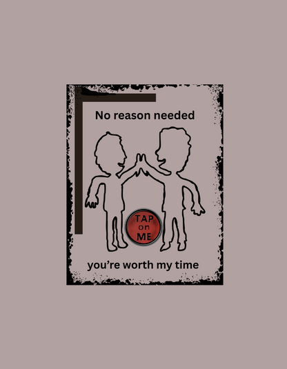 (d10622) No reason needed (outline) short sleeve