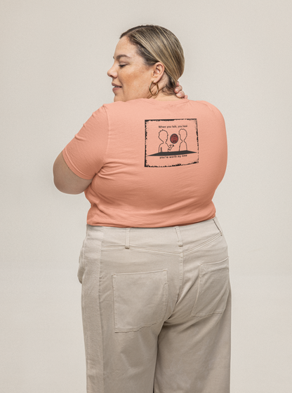 (d10624) When you talk, you heal (outline) short sleeve