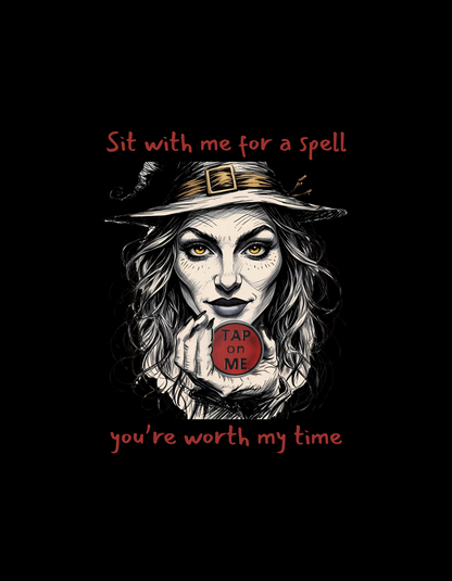 (e31436) Sit with me for a spell (witch) heavy hoodie