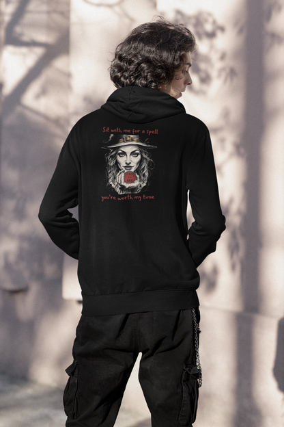 (e31436) Sit with me for a spell (witch) heavy hoodie