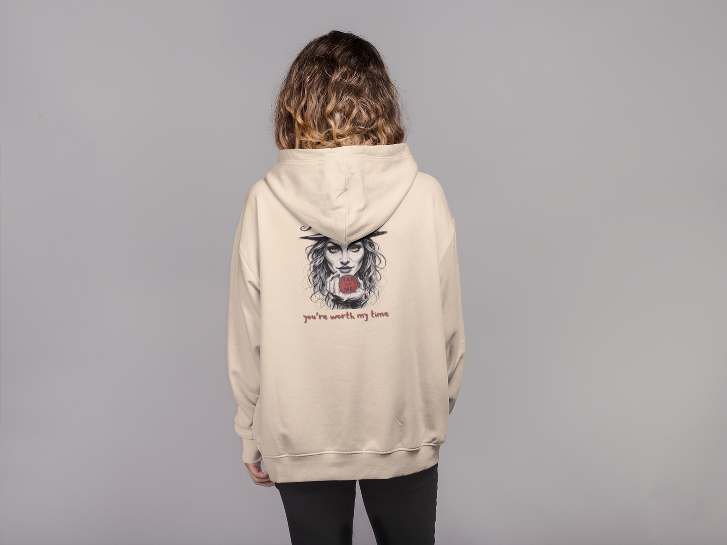 (e31436) Sit with me for a spell (witch) heavy hoodie