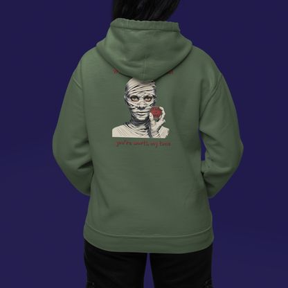 (e31437) When you talk, you heal (mummy) heavy hoodie