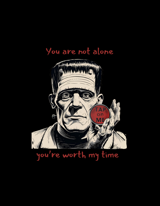 (e31438) You are not alone (frank) heavy hoodie