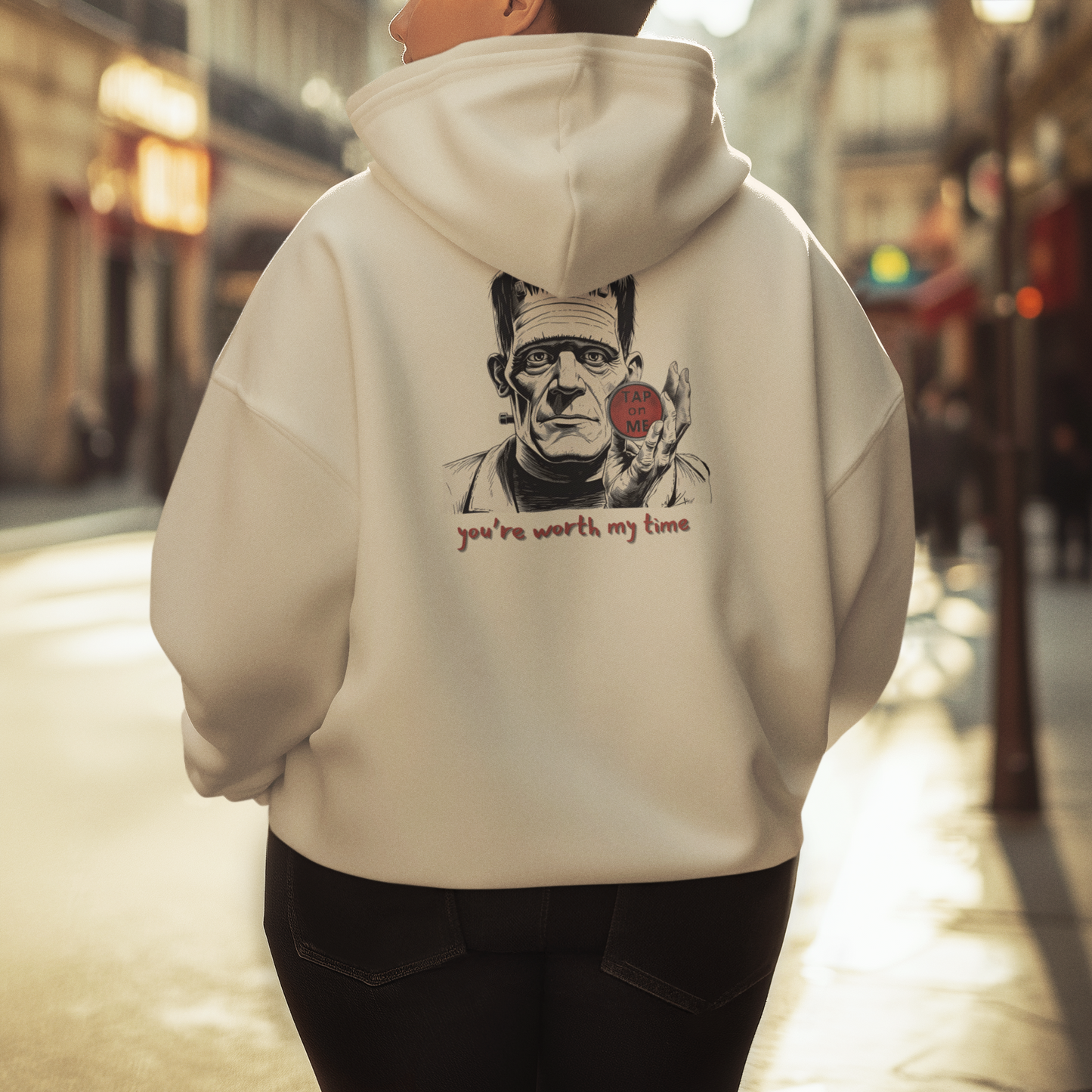 (e31438) You are not alone (frank) heavy hoodie