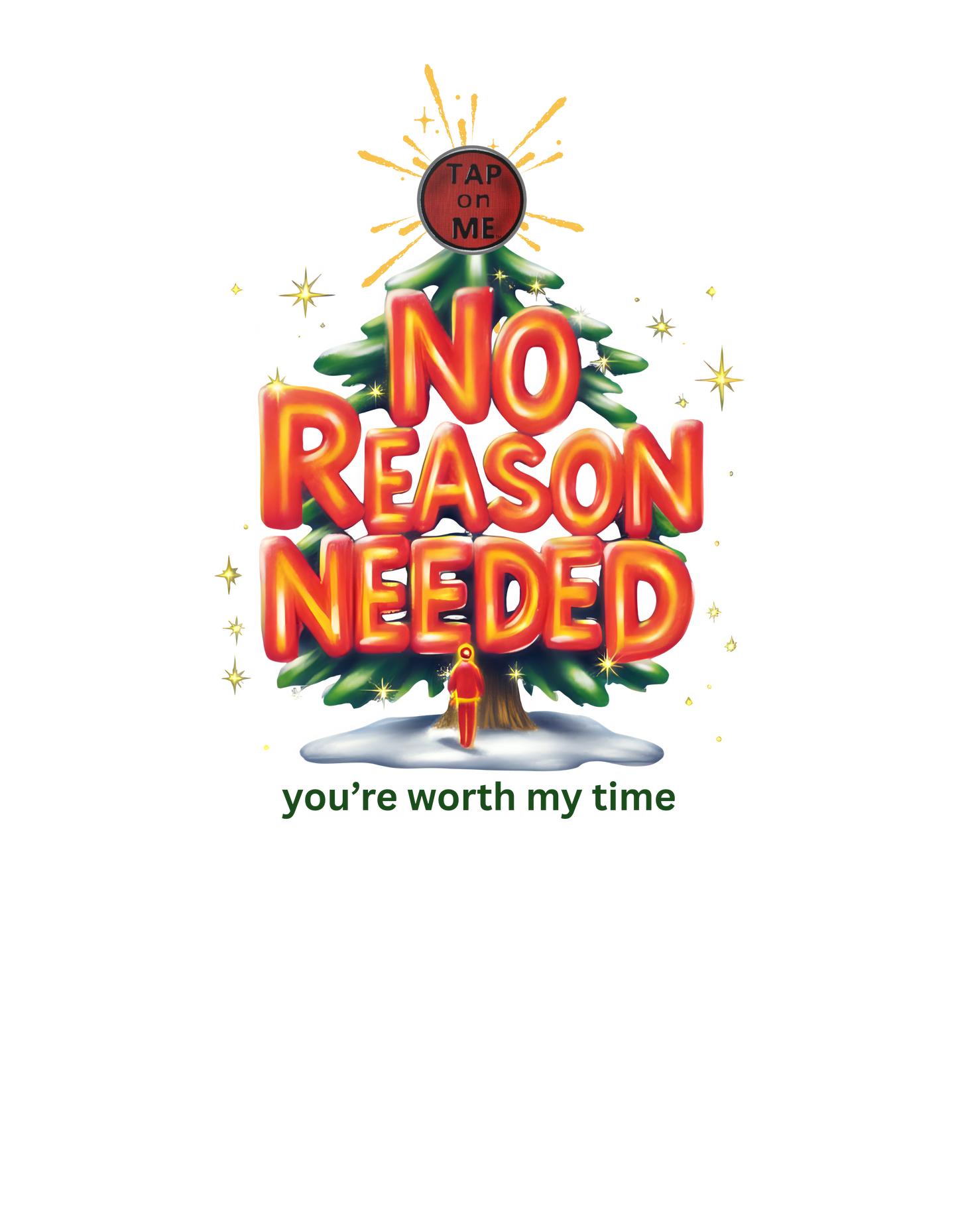 (e12561) No reason needed (Christmas tree) short sleeve
