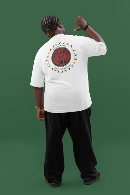 (e12560) You are not alone (Christmas lights) short sleeve