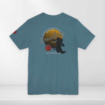 (c11851) But just how COUNTRY are you? short sleeve