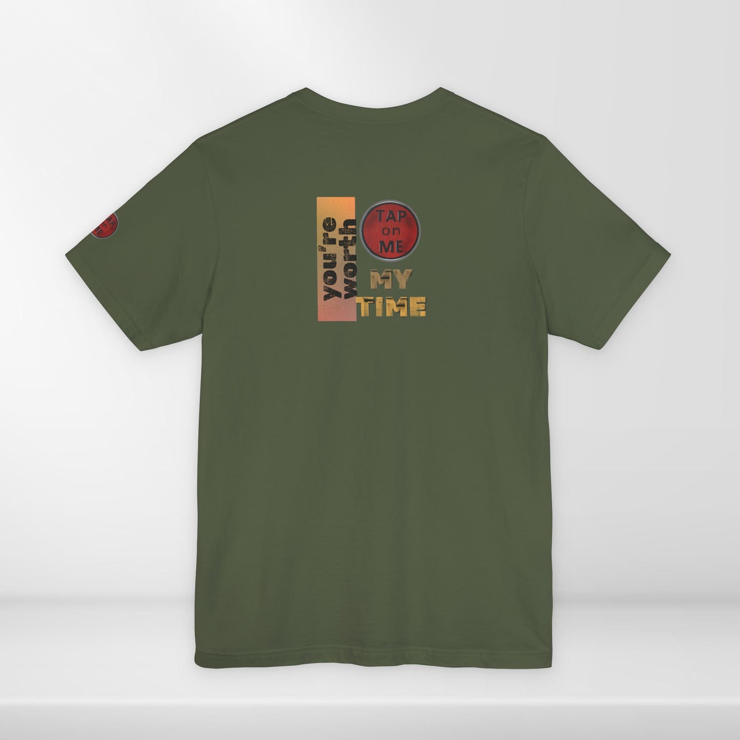 (a11746) You're worth my time (angle) short sleeve