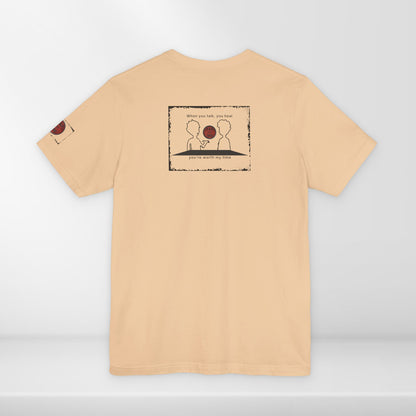 (d10624) When you talk, you heal (outline) short sleeve