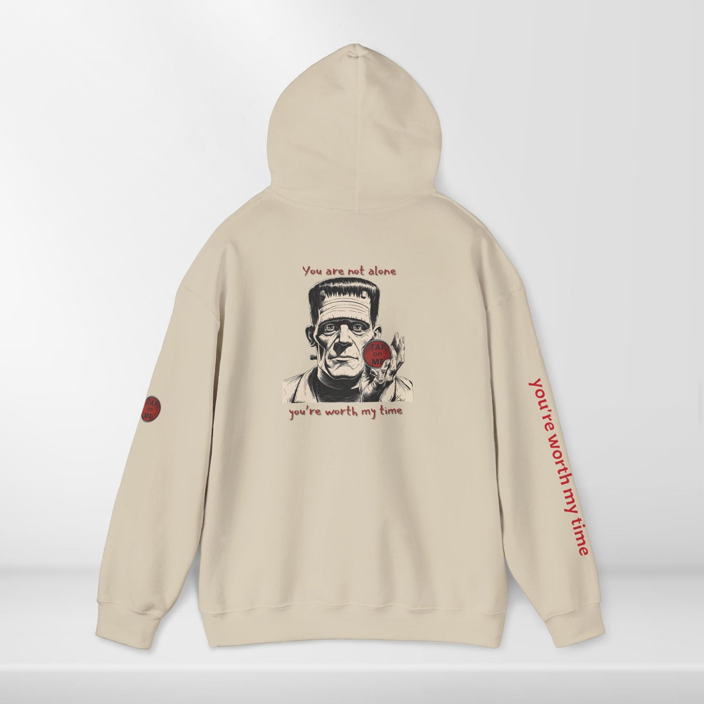 (e31438) You are not alone (frank) heavy hoodie