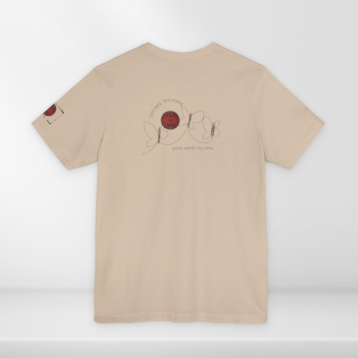 (d12057) Still here. Still rising. (butterflies) short sleeve