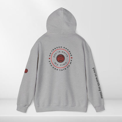 (b30404) No reason needed (wheel) heavy hoodie