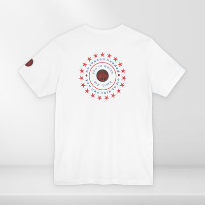 (e11234) No reason needed (patriotic wheel) short sleeve