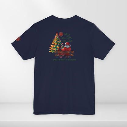 (e12563) When you talk, you heal (Christmas Santa) short sleeve