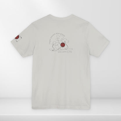 (d12058) Forgive yourself, allow growth (flowers) short sleeve