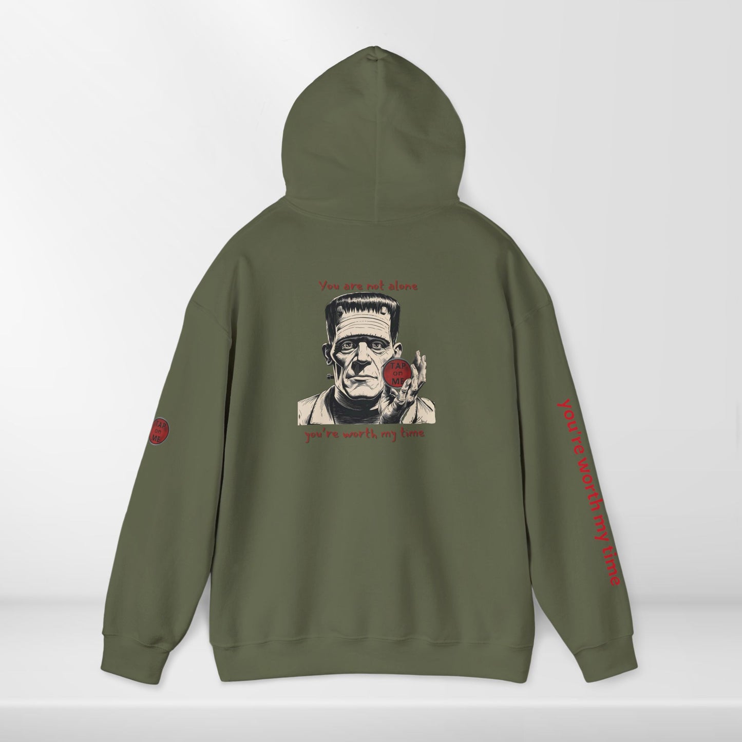 (e31438) You are not alone (frank) heavy hoodie