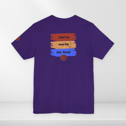 (a11748) You're worth my time (swipe) short sleeve