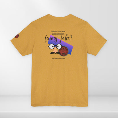 (c10517) What's your favorite FUNNY JOKE? short sleeve