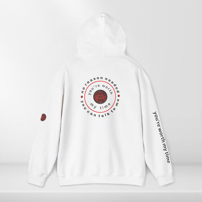 (b30404) No reason needed (wheel) heavy hoodie
