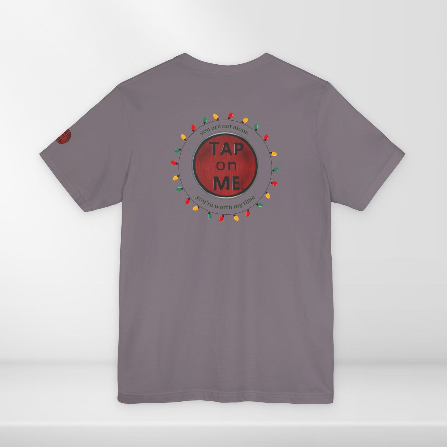 (e12560) You are not alone (Christmas lights) short sleeve