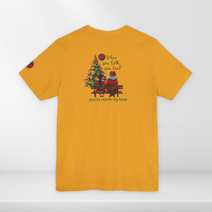 (e12563) When you talk, you heal (Christmas Santa) short sleeve