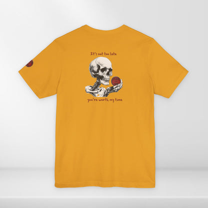 (e11439) It's not too late (skeleton) short sleeve