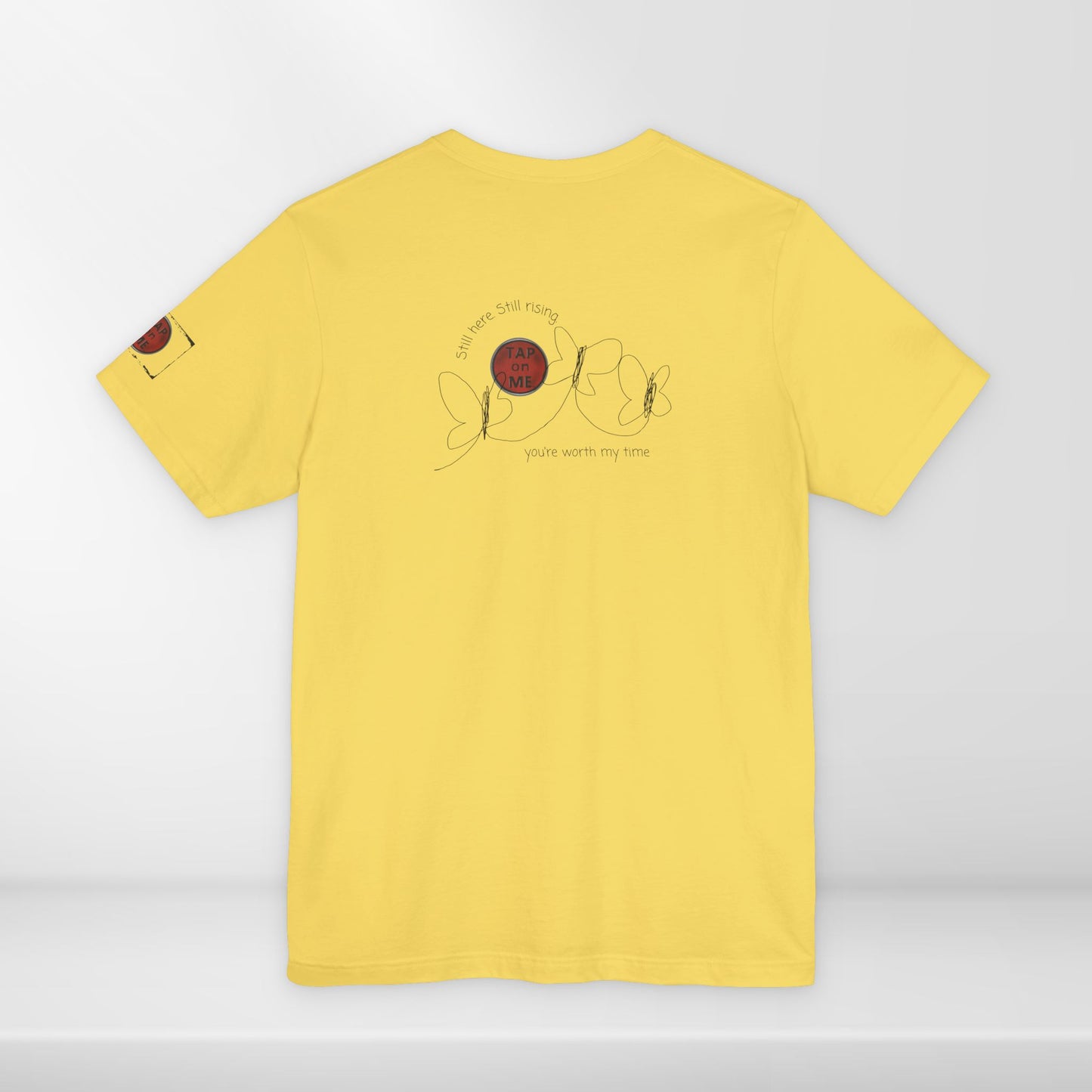 (d12057) Still here. Still rising. (butterflies) short sleeve
